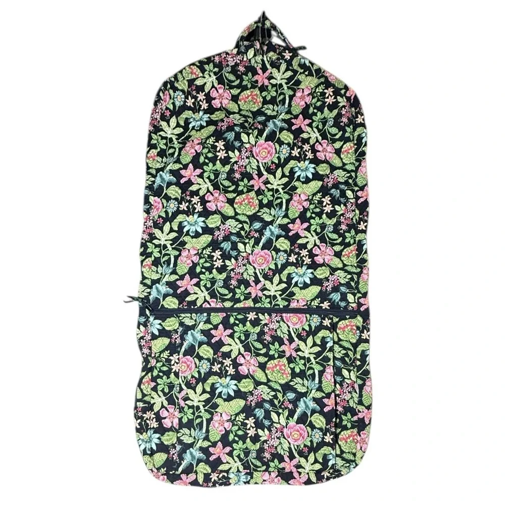 Vera Bradley Garment Bag Botanica Floral Long Hanging Clothes‎ Travel Organizer